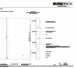 Surebrick - Standard section details