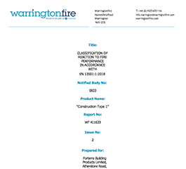 Surebrick_Hard_Mag_Fire_Classification - from Forterra Building Products